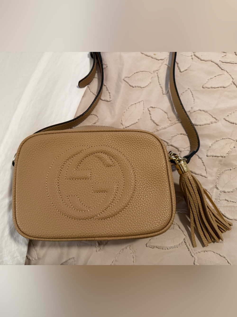 Elegant Tan Crossbody Bag